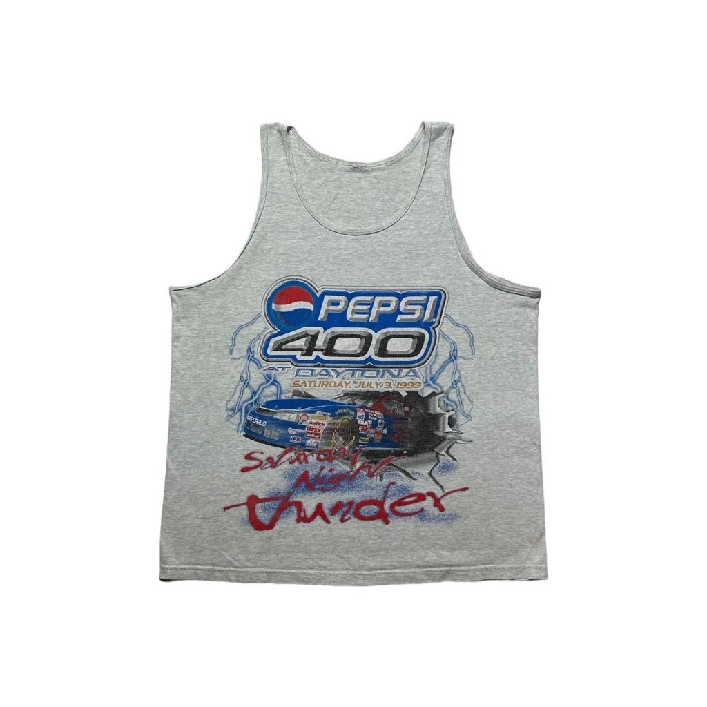 Vintage Daytona 400 Nascar Lightning Tank Top